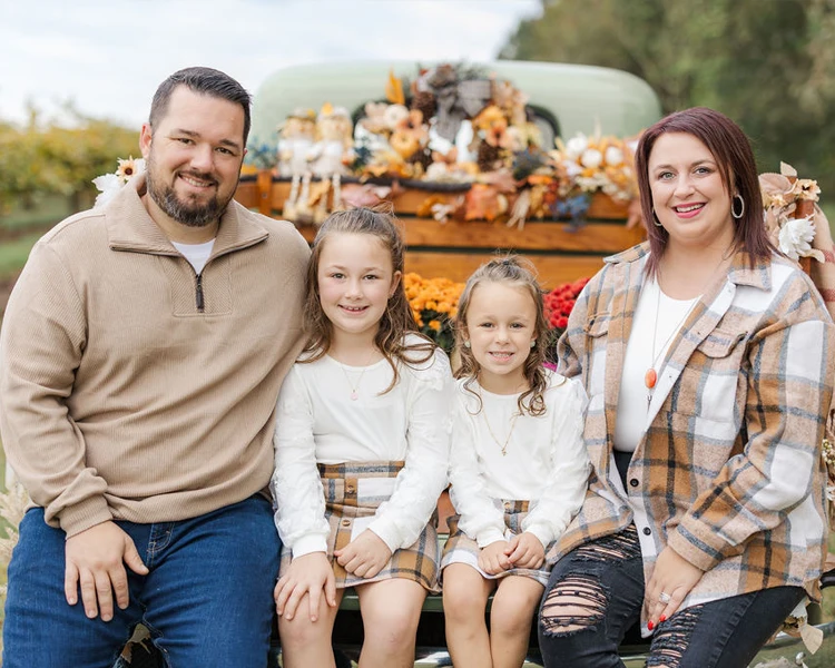 Chiropractor Leland NC Marcus Woodburn with Family HP About